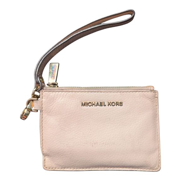 Michael Kors Lexington Large Pebbled Leather Shoulder Bag Blush Pink Smokers Bag - Picture 4 of 9